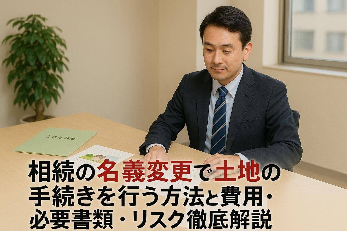 相続の名義変更で土地の手続きを行う方法と費用・必要書類・リスク解説