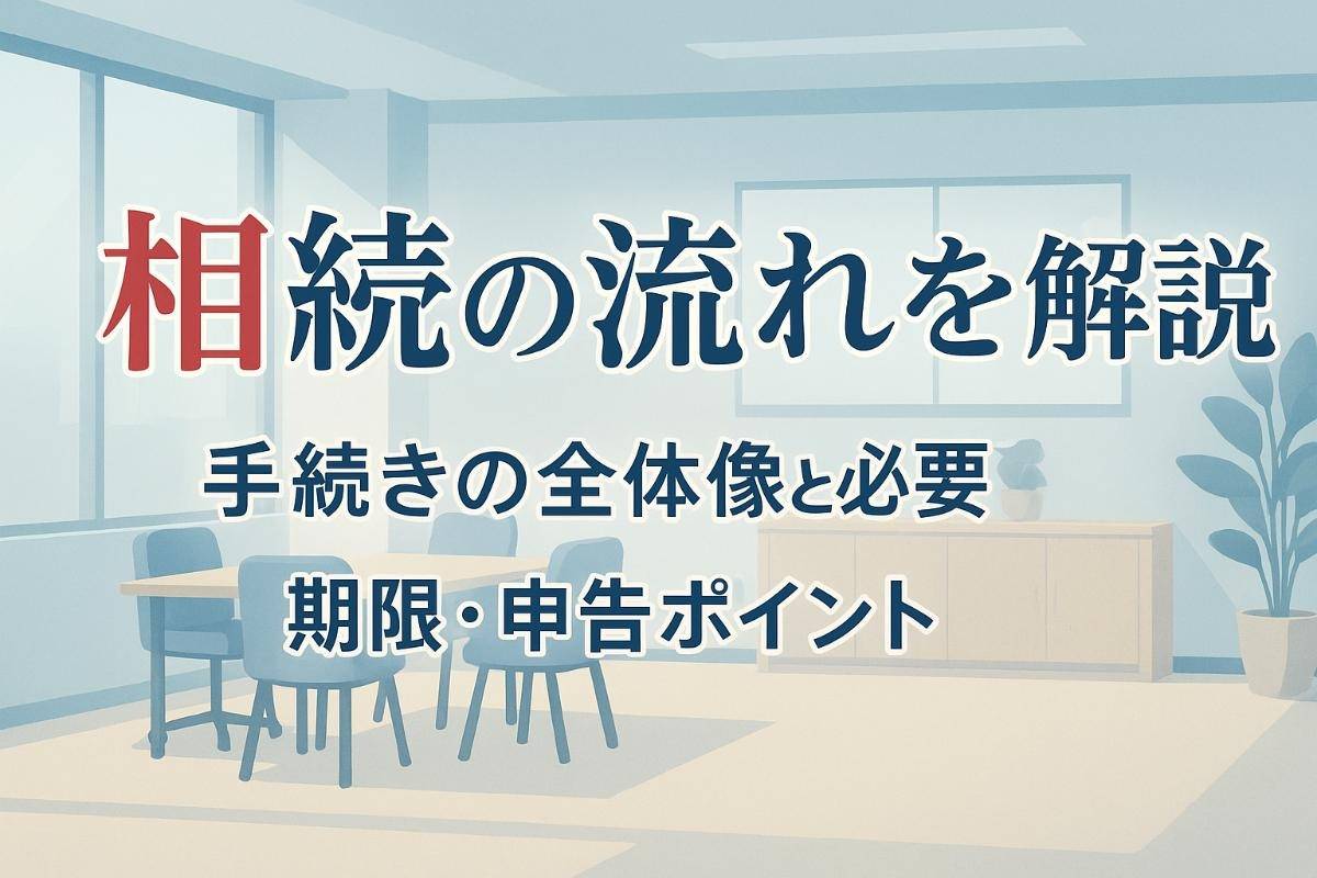 相続の流れを解説｜手続きの全体像と必要書類・期限・申告ポイント