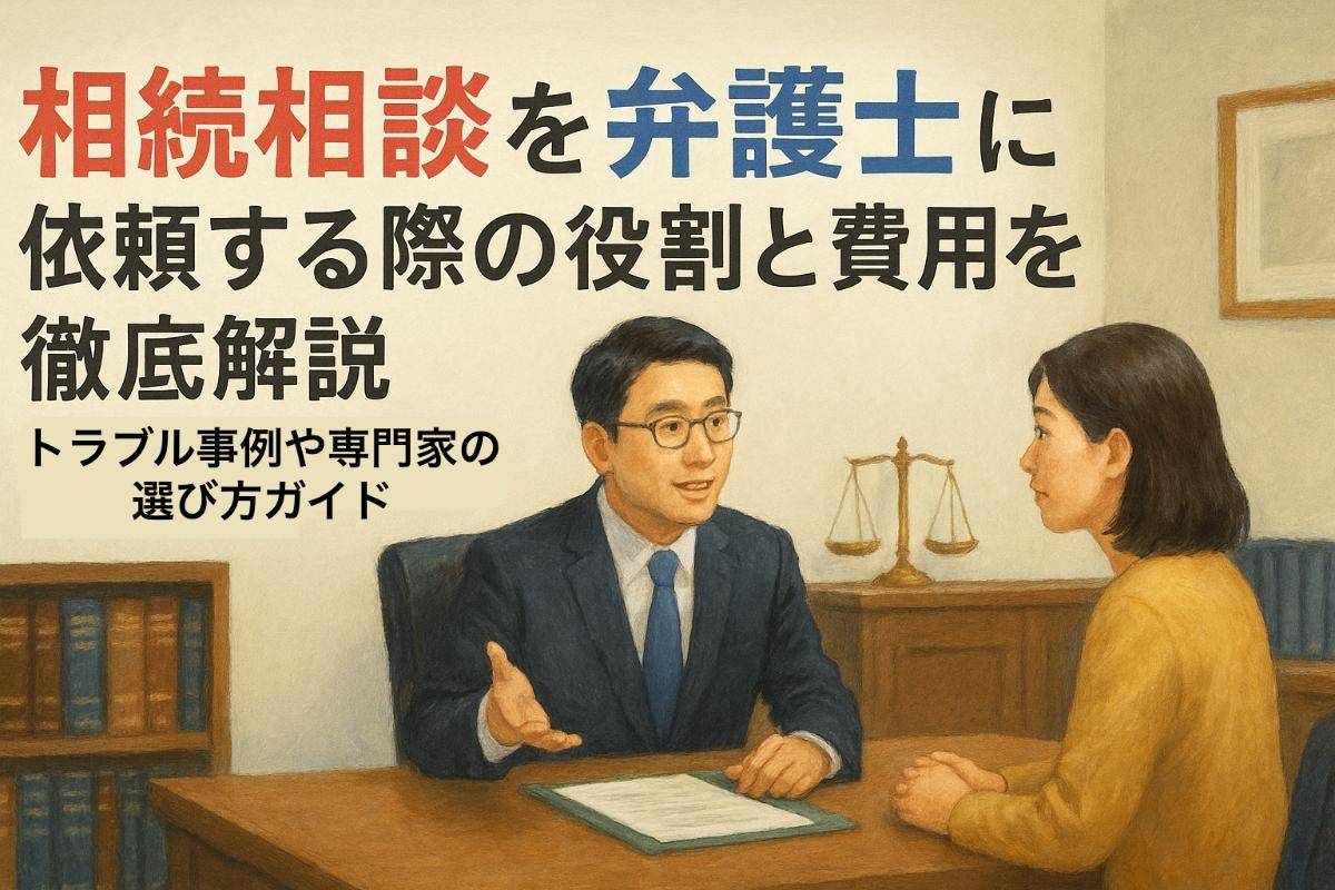 相続相談を弁護士に依頼する際の役割と費用を徹底解説｜トラブル事例や専門家の選び方ガイド